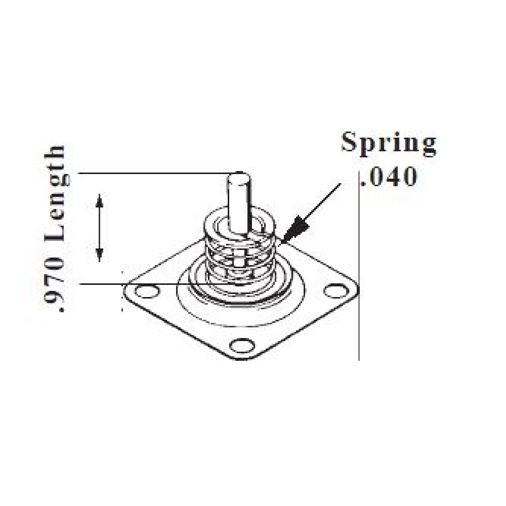 Autolite 2150 Ford Motorcraft Pump Diaphragm spring type [APD372]
