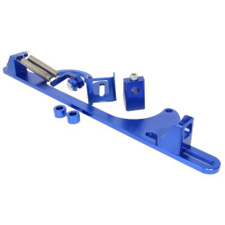 Throttle cable bracket kit billet aluminium Holley 4150 [CB-201]