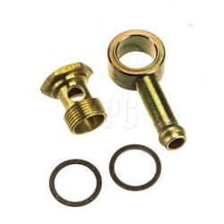 Banjo fitting 9/16-24NPTF x 5/16"" hose fuel inlet [26-25]