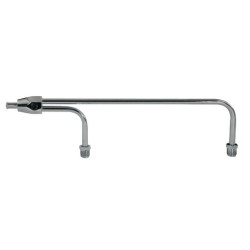 Fuel Line 3/8" Chrome Steel for dual inlet Holley 4150 [TCO-2811]