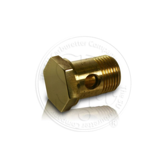 SU Carburettor Banjo Bolt polished brass [AUC2698B]