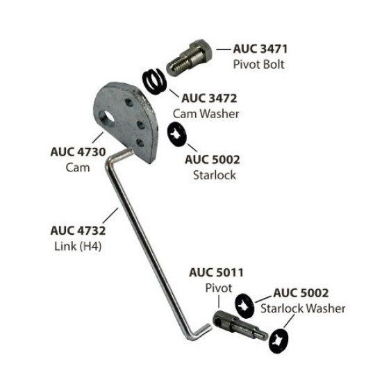 SU Carburettor H4 fast idle cam kit - late type [WZX1587]