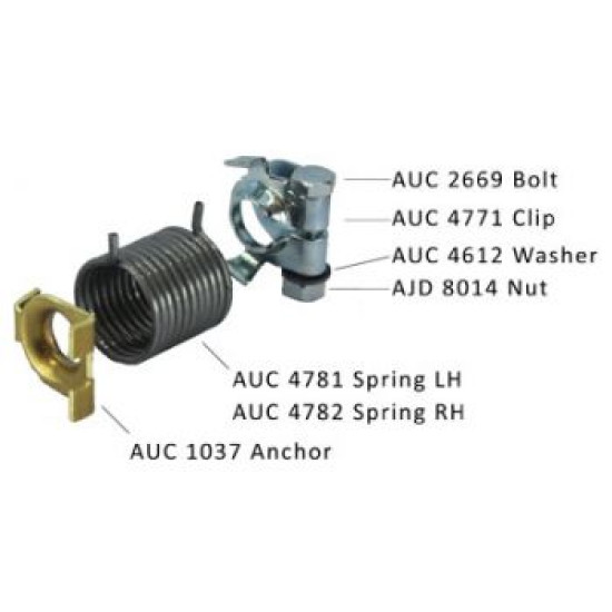 SU Carburettor Throttle return spring kit [WZX1594]