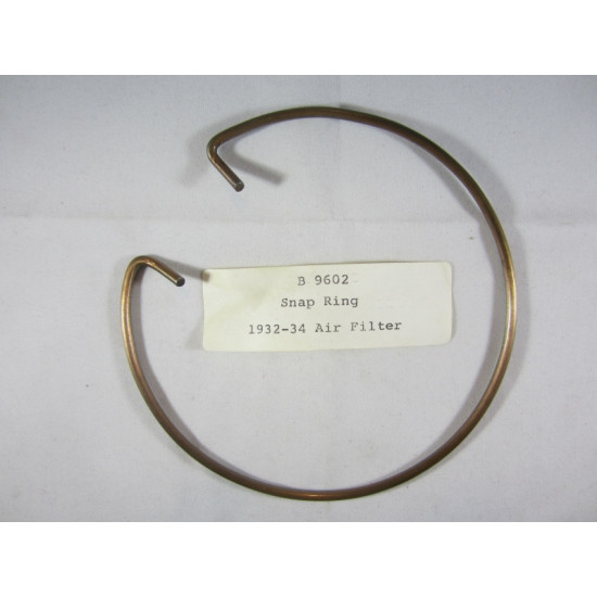 Ford B Model Air Cleaner Snap Ring for Dry Type Unit 1932-34 (MV9601ER)