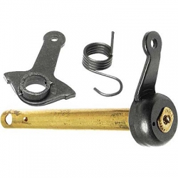 Ford T Holley Vaporiser Choke Lever Shaft Assembly and Spring 1926-27 (MT6256) Ford T Holley Vaporiser Choke Lever Shaft Assembly and Spring 1926-27 (MT6256)