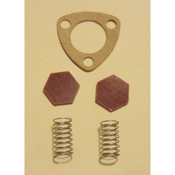 Fuel pump fibre valves [3/8"], springs, gasket KIT Early AC Pumps (190VK) 