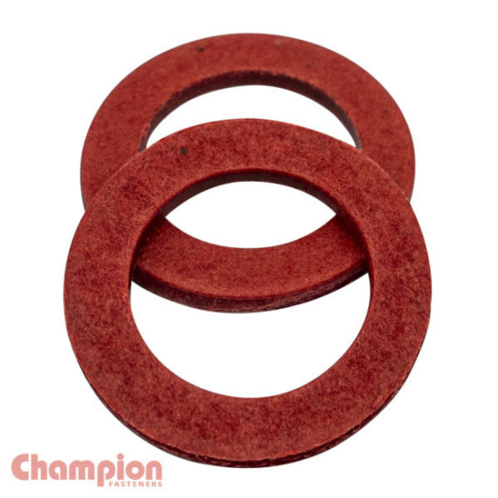 Fuel pump fibre washer 0.25" ID x 0.4375" OD x 0.062" thick [FW164]
