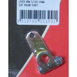 Throttle lever 24mm L suits 5/16" dia shaft [41-314] 