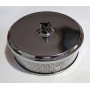 Sports Air Filter Chrome 140mm suits SU  H type 1-1/4" [16-1]