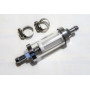 Fuel Filter inline 5/16" [8mm] visible element in toughened glass cylinder [14-805]