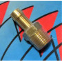 BRASS HOSE BARB FUEL FITTING 1/4" BSP TO 5/16" HOSE suits Holley Mechanical Pumps (14-33) BRASS HOSE BARB FUEL FITTING 1/4" BSP TO 5/16" HOSE suits Holley Mechanical Pumps (14-33)