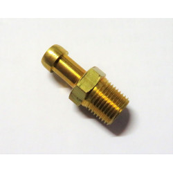 Brass hose barb 1/8" NPT Taper to 1/4" hose Carter W-1 Rochester B BV [9-114]
