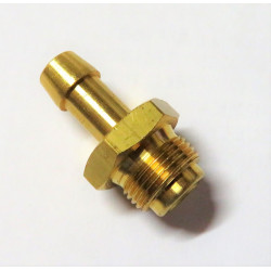 Brass hose barb 9/16" 24 tpi to 5/16" hose some Holley [9-176]