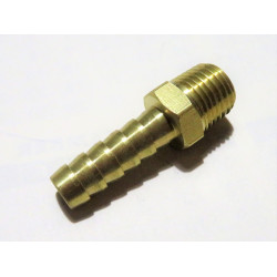 Brass hose barb 1/4" BSP thread to 8 mm hose [CFT-U8] 