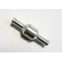 Fuel line one way, non-return check valve 6mm aluminium [OWV6]