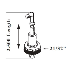 Rochester 2G 2GC Accelerator pump plunger Chris Craft Crusader Gray Grumman Kiekhaefer Mercury OMC Palmer Revley Universal Marine [RAP263] 