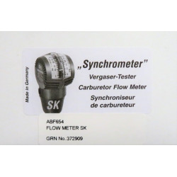 Air Flow Meter "SYNCHROMETER" Type SK suits 1.625 to 2,125 intake bores with adaptor [ABF654]