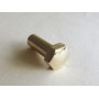 SU Carburettor Float Bowl Lid fixing NUT, Brass, long, [AUC1867B]