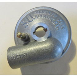 SU Carburettor Float Bowl Lid T2 R/H 2 3/8" Dia inc brass Tickler (AUE997)   