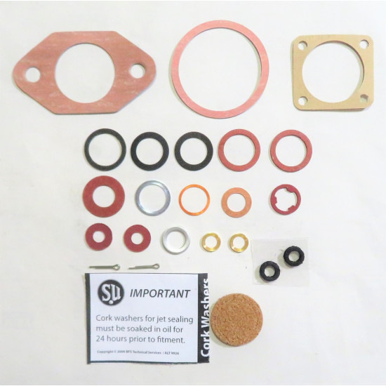 SU Carburettor MC2 Triumph Motorcycle 1951-56 2 cyl Gasket & Seal Kit [AUE903]
